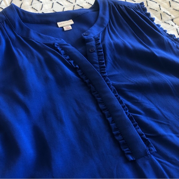 Merona Royal Blue Sleeveless Top Size XXL - Picture 2 of 12